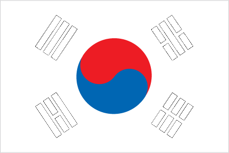 Flag of Korea South